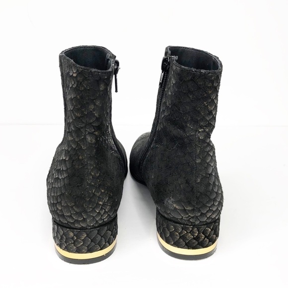 Vaneli snake suede ankle boots - Picture 4 of 9